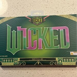 Wicked Neon Wall Art 8.94x4.4 NWB